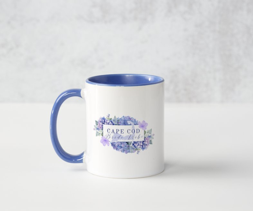 Cape Cod Bride Tribe Mug- Hydrangeas