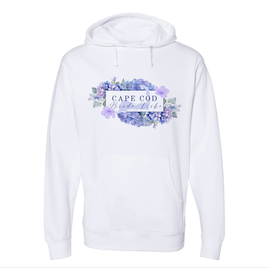 Cape Cod Bride Tribe Hoody- Hydrangeas