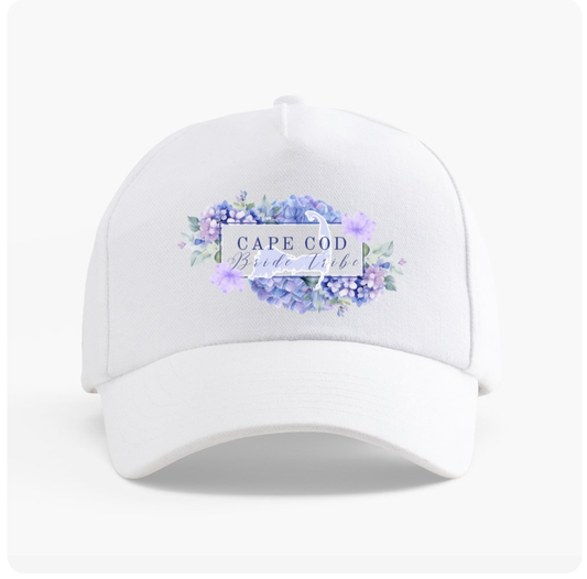 Cape Cod Bride Tribe Hat- Hydrangeas