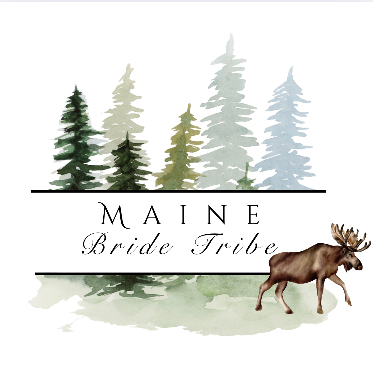 Maine Bride Tribe Tote- Moose