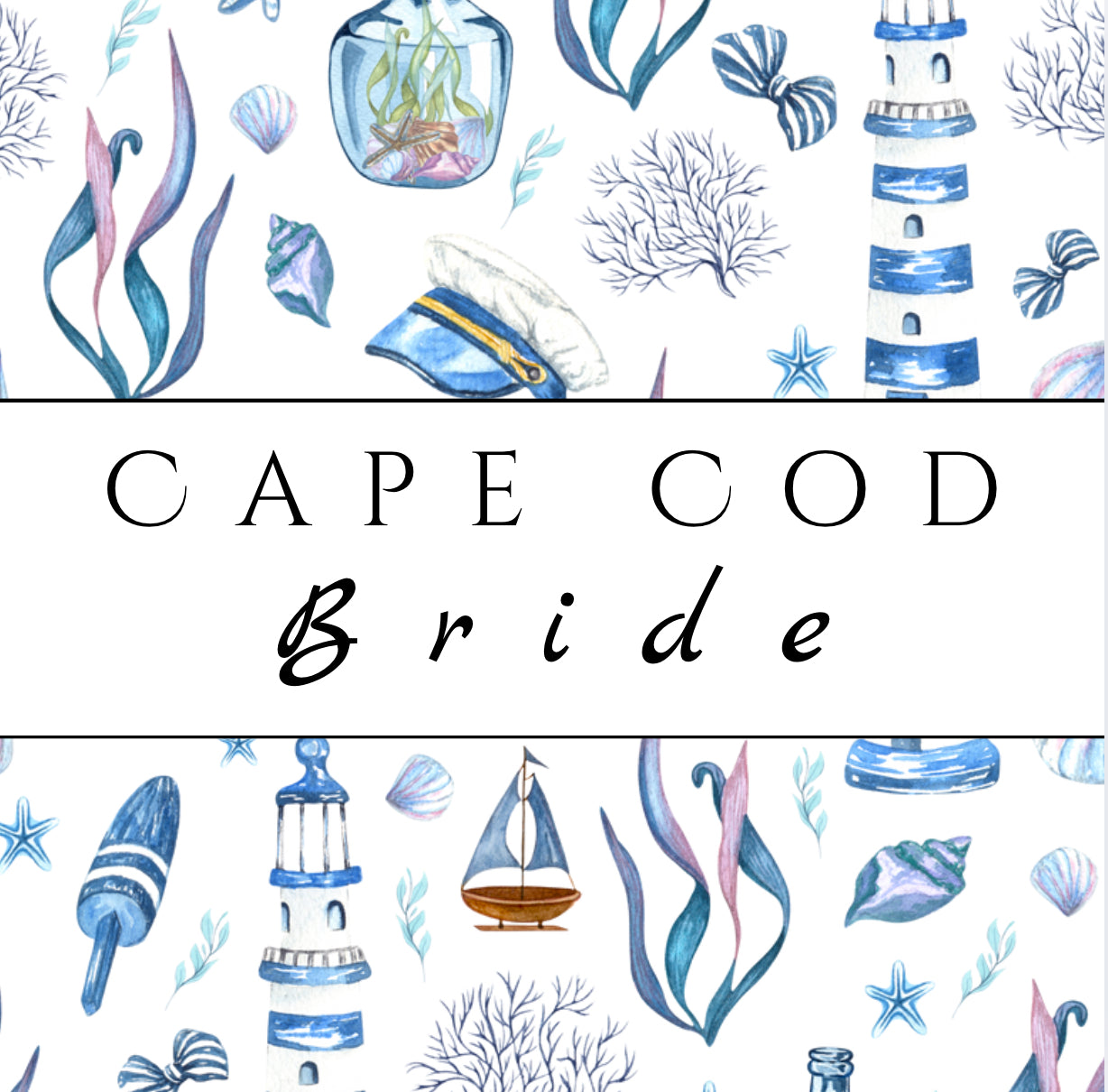 Cape Cod Bride Hat- Nautical