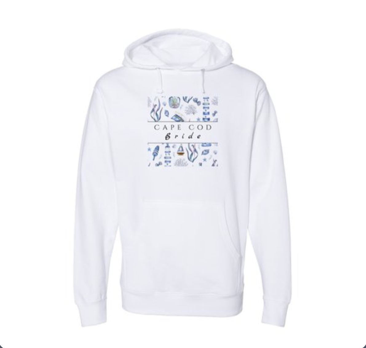 Cape Cod Bride Hoodie- Nautical