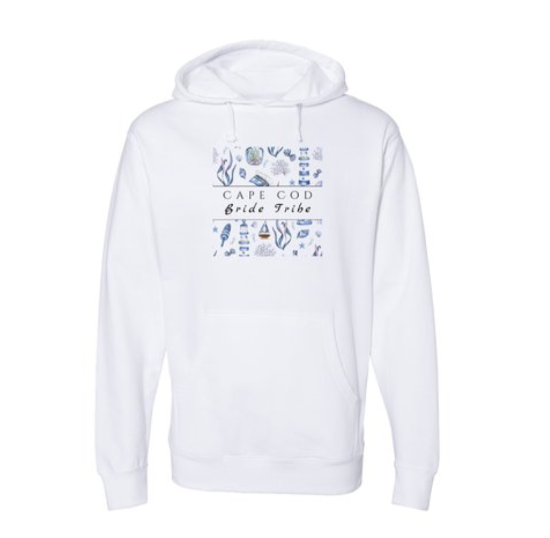 Cape Cod Bride Tribe Hoodie- Nautical