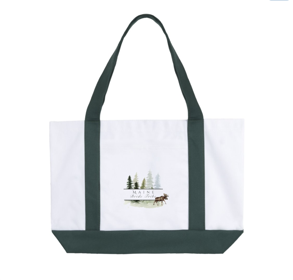 Maine Bride Tribe Canvas Bag- Moose